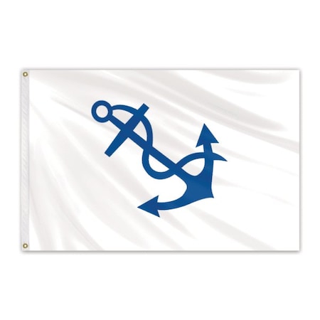 Global Flags Unlimited Fleet Captain Officer Outdoor Nylon Flag 12"x18" 203946